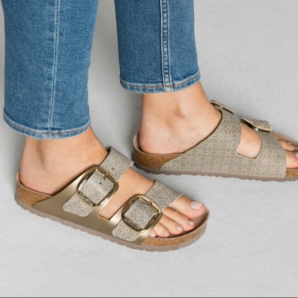 arizona big buckle slide sandal